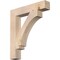 Ekena Millwork Imperial Block Smooth Bracket, Douglas Fir, 5 1/2"W x 32"D x 36"H BKT06X32X36IMP05SDF - alternate 1